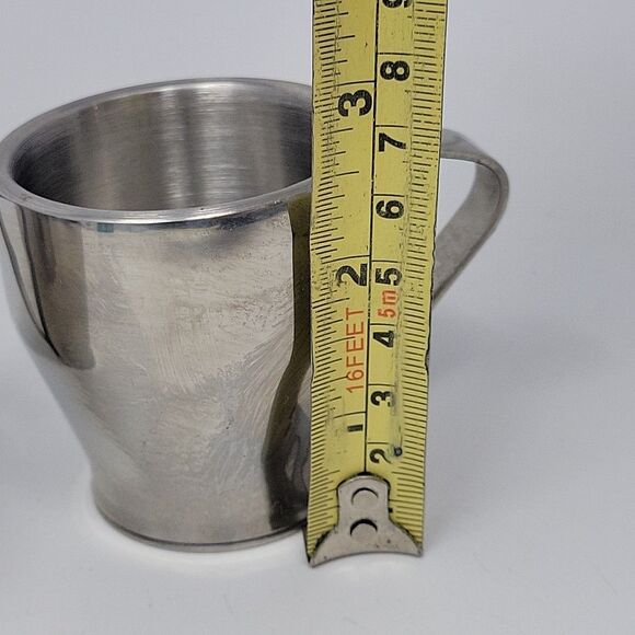 Set of 2 two Breville Cafe Roma Stainless Steel Insulated Espresso Cups - Picture 4 of 7